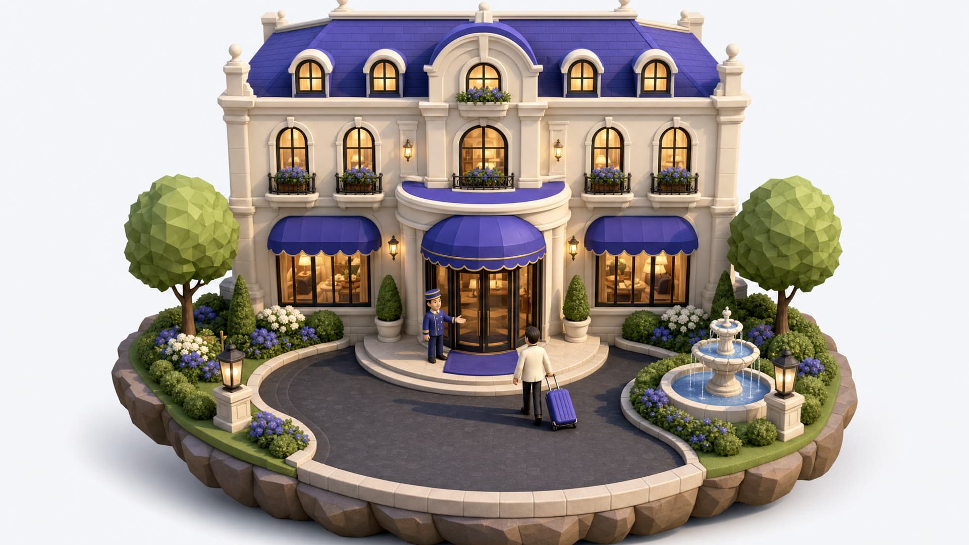 L'hôtel miniature de la visite immersive Dialspot